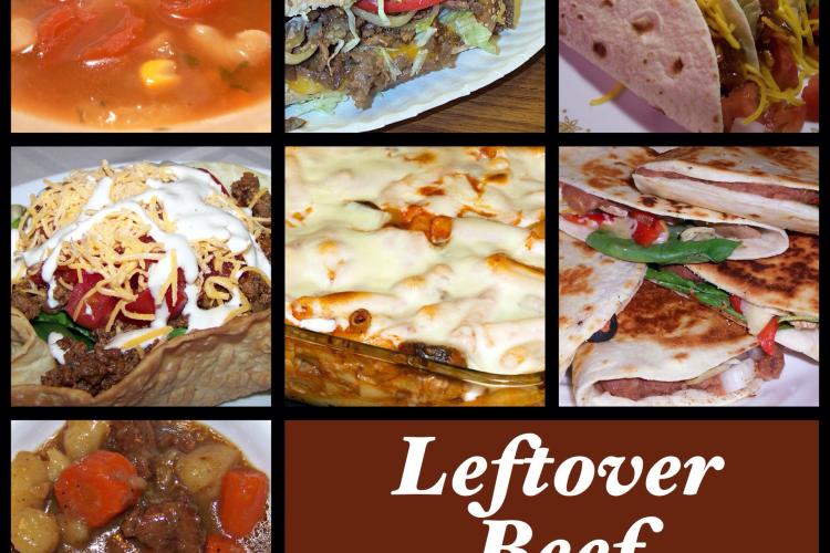 Ideas to do with leftover beef.